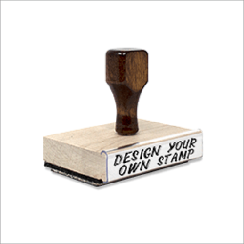 3" x 3" Hand Stamp